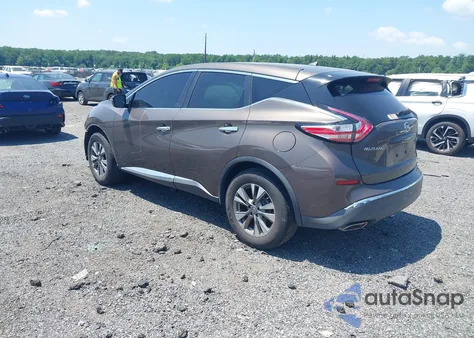 2015 Nissan Murano S из США, поврежденный, VIN 5N1AZ2MHXFN260824